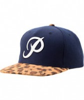 Primitive Classic P Navy & Leopard Starter Snapback
