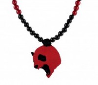 SCREAMING RED PANDA PENDANT