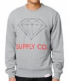 Diamond Supply Co. Heather Grey Crew Neck Sweatshirt