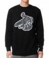 Crooks and Castles Tiger Camo Airgun Black Crew neck Sweatshirt