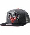 NBA Mitchell and Ness Chicago Bulls Charcoal Snapback Hat