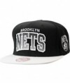 NBA Mitchell and Ness Brooklyn Nets Gradient Arch Black Snapback Hat