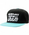 Us Versus Them Magnum Black & Turquoise Snapback Hat